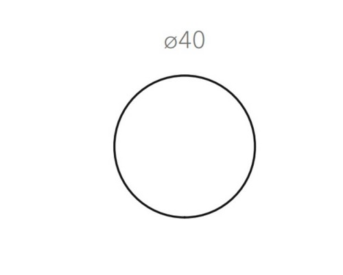 ADJ Круглый плейсмат, D40 см., цвет: белый/панна котта. 0003.10/16 ADJ Круглый плейсмат, D40 см., цвет: белый/панна котта. 0003.10/16