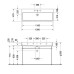 Duravit Vero Air Раковина накладная 120х47см, с 1 отв., без перелива, цвет: белый. 2350120071