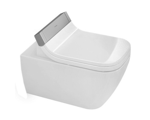 Duravit Happy D.2 SensoWash Унитаз 62х36.5см., подвесной, безободковый, с креплениями, цвет: белый. 2550590000