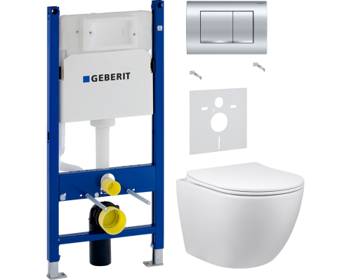 Комплект Унитаз подвесной Vincea Globo VT1-14 + Шумоизоляция Geberit 156.050.00.1 + Инсталляция Duofix Delta 458.163.21.1 с кнопкой смыва, хром Комплект Унитаз подвесной Vincea Globo VT1-14 + Шумоизоляция Geberit 156.050.00.1 + Инсталляция Duofix Delta 458.163.21.1 с кнопкой смыва, хром