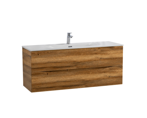 Тумба с раковиной BelBagno Marino-cer-n 120 подвесная, rovere rustico