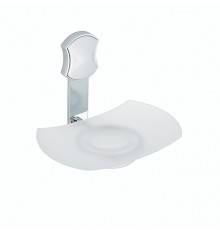 THG Infini white porcelain Мыльница стеклянная, подвесная, цвет: хром. U2D-A02-500