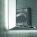 VITAGE milldue edition HILTON Комплект мебели с базой, раковиной DIAMOND, зеркалом DIAMOND, 162см, ручки хром, подвесной, Цвет: bianco-41, платина, сталь. 3360.STEEL, 4054.162.41.98, 3046.41.98, 3054.41.98, 3290.41.SX, 9876.PLATINO (С МЕБЕЛЬЮ), 3290