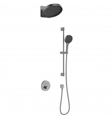 AQM 8403GM Набор для комплектации душа с термостатом, Серый матовый AQM8403GM