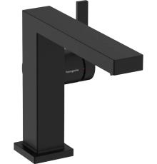 Смеситель для раковины Hansgrohe Tecturis E 110 Fine 73020670 матовый черный
