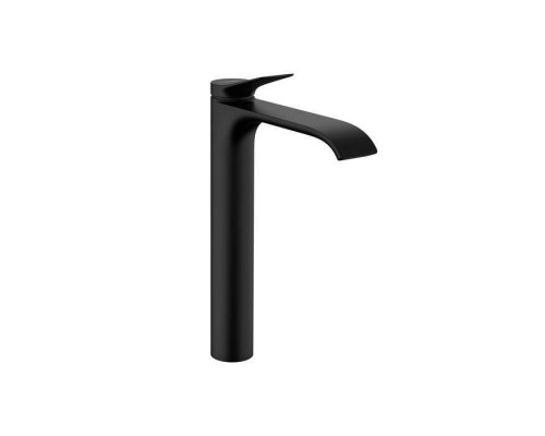 Hansgrohe Vivenis Смеситель для ванны раковины на 1 отверстие, однорычажный, высокий, цвет: черный матовый. 75040670 Hansgrohe Vivenis Смеситель для ванны раковины на 1 отверстие, однорычажный, высокий, цвет: черный матовый. 75040670