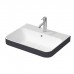 Duravit Happy D.2 Plus Раковина 60х46 см, 1 отв., с переливом, цвет: Anthracite matt/белый. 2360606100