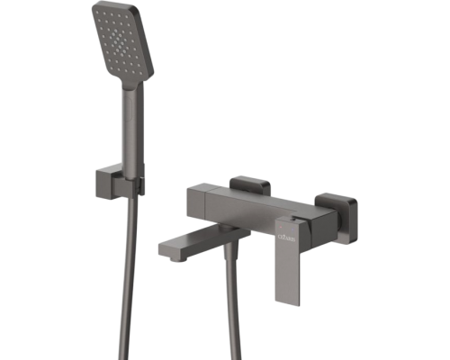 Смеситель для ванны с душем Cezares Slider SLIDER-VD-GM темный хром Смеситель для ванны с душем Cezares Slider SLIDER-VD-GM темный хром