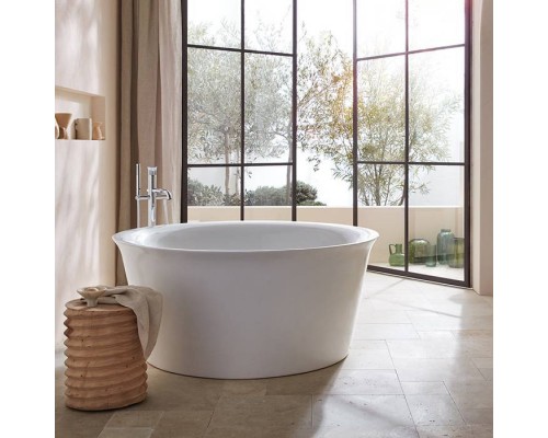 Duravit White Tulip Ванна отдельностоящая, D140хh63см , со спец сливом и переливом, цвет: белый. 700470000000000