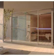 Effegibi Logica Spa Filo СаунаХаммам 373x250x217см, угловая DX, цвет: Stone. LO 11 03 0003