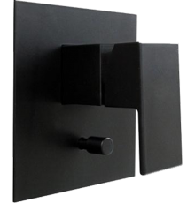 Встраиваемый смеситель для душа и ванны Kerama Marazzi Futura 66470EKM.01.093 черный матовый
