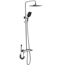 Душевая стойка BOCH MANN Vettorre BM9650 с термостатом, с гигиеническим душем, хром