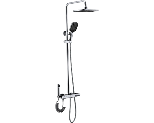 Душевая стойка BOCH MANN Vettorre BM9650 с термостатом, с гигиеническим душем, хром Душевая стойка BOCH MANN Vettorre BM9650 с термостатом, с гигиеническим душем, хром