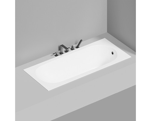 LOFO by Salini Ванна встраиваемая 180х80см, овальная чаша, материал: Solid Surface, цвет: белый матовый. UM12322