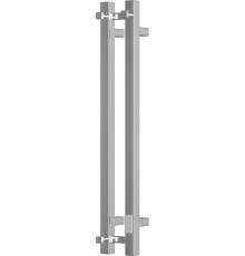 Полотенцесушитель электрический Bauedge Stella Square R 8х80, нержавеющая сталь полированная