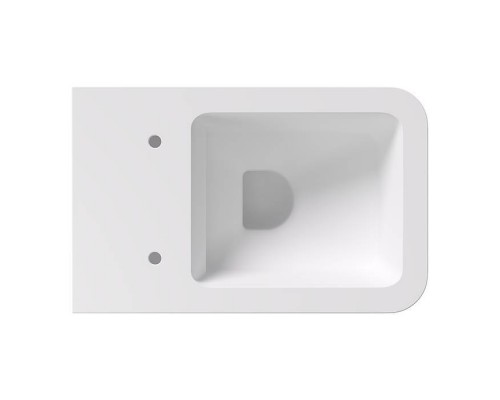 Alice Hide Square Унитаз 55х35см., подвесной, безободковый, без сиденья и крышки, цвет: белый матовый. 31210109,  FIX10