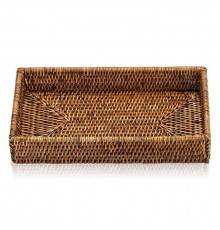 Decor Walther Basket Tab2 Лоток универсальный 30x16см, настольный, цвет: ротанг темный. 0932092