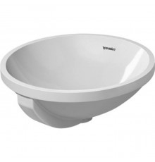 Duravit Architec Раковина 40 см, без отв., встраиваемая снизу, шлифованная, с переливом, цвет: белый. 0468400022