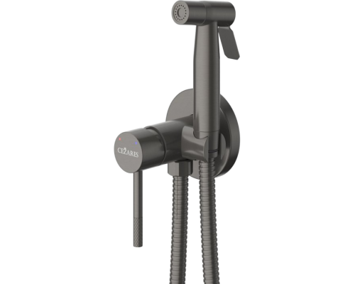 Гигиенический душ Cezares Relax RELAX-DIF-GM С ВНУТРЕННЕЙ ЧАСТЬЮ, оружейная сталь