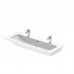 Duravit ME by Starck Раковина подвесная 123х49см., с площадкой, с 2 отв., цвет: белый. 2361120024