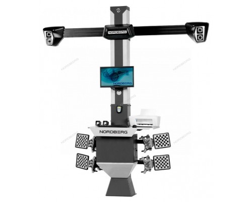 Стенд сход-развал 3D модель четырехкамерный NORDBERG C804_серый