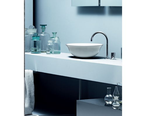 Azzurra Jubilaeum Раковина накладная круглая 48xH18 см, без отв., цвет: Bianco lucido. JULA04818000BI/(JUB45/APP bi)*0 Azzurra Jubilaeum Раковина накладная круглая 48xH18 см, без отв., цвет: Bianco lucido. JULA04818000BI/(JUB45/APP bi)*0