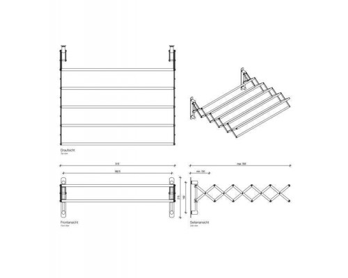 Decor Walther DW 700 Полотенцедержатель раскладной 61.5см, подвесной, цвет: хром. 0703400 Decor Walther DW 700 Полотенцедержатель раскладной 61.5см, подвесной, цвет: хром. 0703400