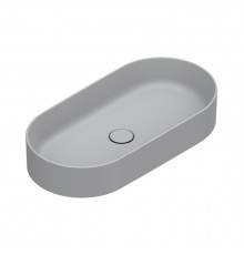 Catalano Zero Раковина 70х35см, накладная, без отв., без перелива, цвет: Cemento Satinato. 0122700023