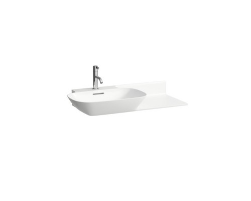 Laufen INO Раковина 90х45х12см., накладная, 1 отв., полка справа, цвет: белый глянец. 8.1330.2.000.104.1