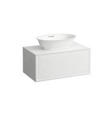 Laufen New Classic Тумба с раковиной, 77.5x45.5x34.5см, 1 ящик, подвесная, цвет: белый глянцевый (для раковины 812852, 812853). 8.1285.2.000.112.1,  4.0601.1.085.631.1