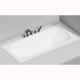 Salini Ornella Axis 190 Kit Встраиваемая ванна 190х90х60см, прямоугольная, материал: S-Sense, донный клапан UpDown, слив-перелив, цвет: белый матовый. 103512M