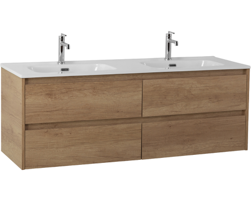 Тумба под раковину BelBagno Kraft 140 4 ящика, для двоих, rovere nebrasca nature Тумба под раковину BelBagno Kraft 140 4 ящика, для двоих, rovere nebrasca nature