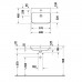 Duravit Happy D.2 Plus Раковина 60х46 см, 1 отв., с переливом, цвет: Anthracite matt/белый. 2360606100