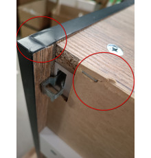 SaleAQFRG0535DB Fargo Пенал L/R подвесной 350х1400х300 мм, 1 дверь PushOpen, 5 полок, Дуб балтийский SaleFRG0535DB_1206