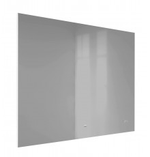 Зеркало Raval Kvadro 100 с подсветкой, с часами