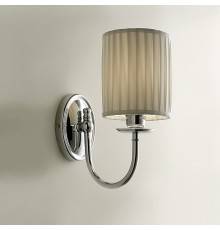 DevonDevon Jasmine 2 Светильник настенный с абажуром 11,5x21 x h27,5cм, IP20, фурнитура: хром. DEJASMINE2CR
