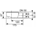 TECE drainline, сифон, 0,7 л/c, DN 50, выход вбок, высота монтажа от нижнего края сифона до верхнего края слива ndash; 95 мм.. 650000