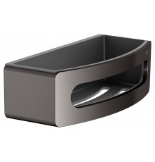 Полка Keuco Elegance 11658, титан черный шлифованный, антрацит