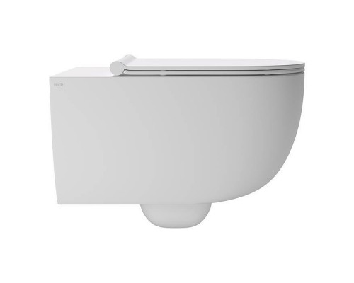 Alice Unica Унитаз 55х35см., подвесной, безободковый, без сиденья и крышки, цвет: белый матовый. 32240109,  FIX10