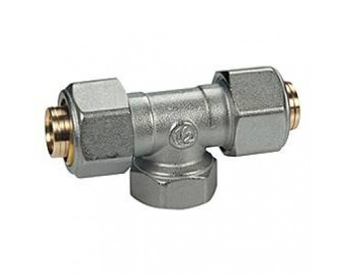 Тройник, Giacomini, R569AM, В, 20 x 2, 3/4, 20 x 2, латунь, для труб GIACOTHERM, GIACOFLEX и многослойных Тройник, Giacomini, R569AM, В, 20 x 2, 3/4, 20 x 2, латунь, для труб GIACOTHERM, GIACOFLEX и многослойных