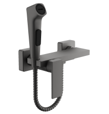 Гигиенический душ BELZ B653 B55653-3, со смесителем, оружейная сталь
