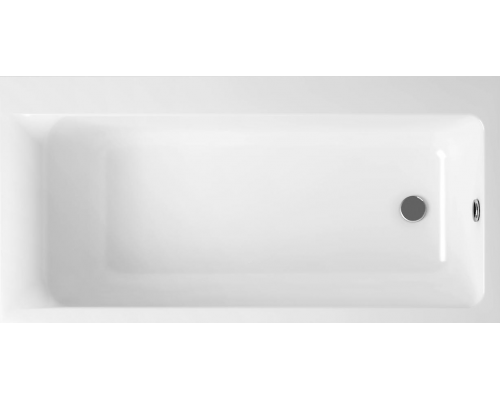 Акриловая ванна Lavinia Boho Catani R 160x80 см, правая, встраиваемая, белая, с каркасом