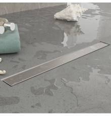 Plumberia Selection Трап душевой PS LINEAR 6x120 2устор. накладка из нерж.стали, комбинир.затвор с горизонт. Выпуском Ду 50мм,40л/мин, цвет: нержавеющая сталь. PSL120MT