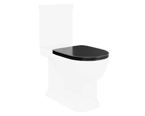 Kerama Marazzi Pompei Сиденье для напольного унитаза, цвет: черное глянцевое. PO.seat.01\BLK Kerama Marazzi Pompei Сиденье для напольного унитаза, цвет: черное глянцевое. PO.seat.01\BLK