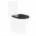 Kerama Marazzi Pompei Сиденье для напольного унитаза, цвет: черное глянцевое. PO.seat.01\BLK
