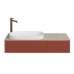 Kerama Marazzi Magica Тумба подвесная, 115.4х48.5х22см., 2 ящика, цвет: венецианский красный матовый. MA.120.2\VR.M