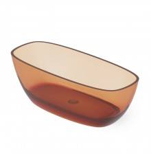 Dea Design Soul Ванна 170х72х56см., отдельностоящая, Glasstek, прозрачная смола, цвет: Sunset R1. DD8630 1700 R1