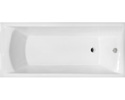 Чугунная ванна Pucsho Jessen 180x75 см, пристенная, белая, на ножках