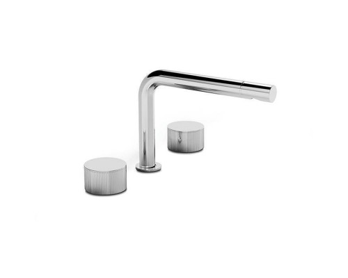 Stella Sirius Смеситель для раковины на 3 отверстия без донного клапана, цвет: хром. SR00021CR00