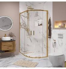 Душевой уголок Niagara Nova 642108111GOLD 120x80 профиль желтое золото, стекло прозрачное